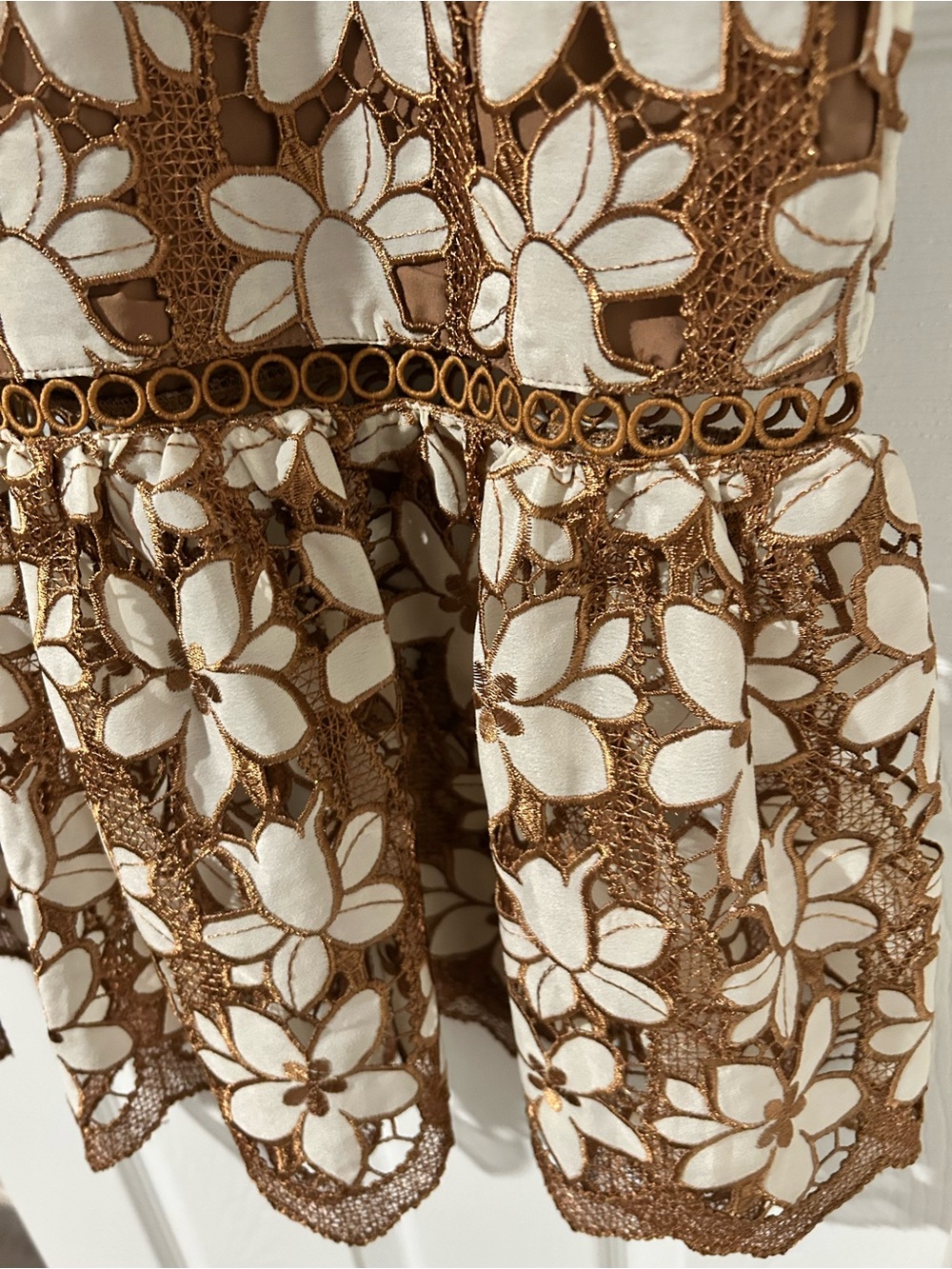 New with tags Petal & Pup lined crochet midi dress size medium. - Picture 11 of 12